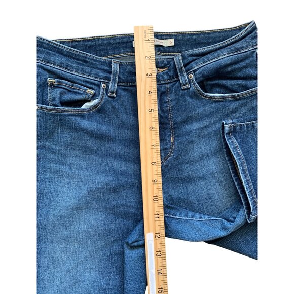 Levis Strauss & Co. Womens Classic Mid Rise Skinny Jeans Blue Denim Size 6 - Picture 11 of 14